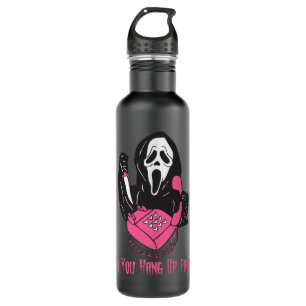 No You Hang Up First Ghostface Calling Halloween P 710 Ml Water Bottle
