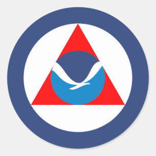 Noaa, United States Classic Round Sticker