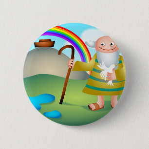 Noah 6 Cm Round Badge