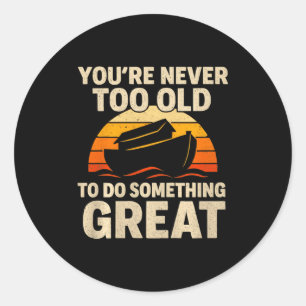 Noah Ark Church Travel Christian Faith You're Neve Classic Round Sticker