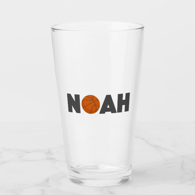 Noah Basketball Glass (Front)