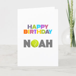 Noah Birthday Thank You Card