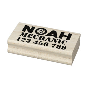 Noah Mechanic Rubber Stamp