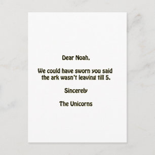 Noah Postcard