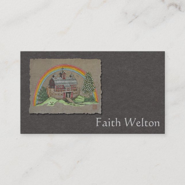 Noah’s Ark Barn Business Card (Front)