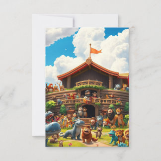 Noah’s Ark Of Joy Thank You Card