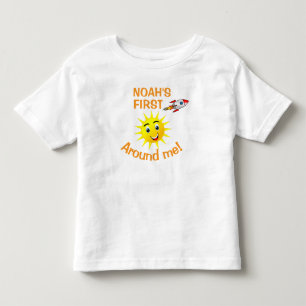 Noah’s First Journey: Perfect 1st Birthday Gift    Toddler T-Shirt