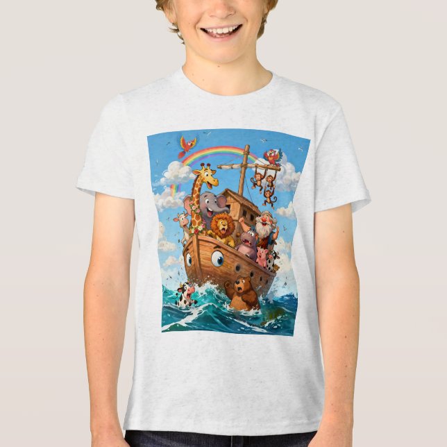 Noah’s Great Ark Adventure  Tri-Blend Shirt (Front)