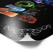 Noah  - The Name Noah in 3D Lights (Photograph) Photo Print (Corner)