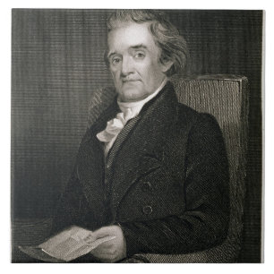 Noah Webster (1758-1843) engraved by Frederick W. Tile