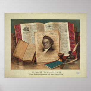 Noah Webster The Schoolmaster of the Republic Poster