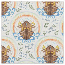 Noah's Arc with Animals sailing in Faith