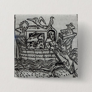 Noah's Ark 15 Cm Square Badge