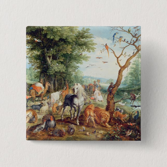 Noah's Ark 15 Cm Square Badge (Front)