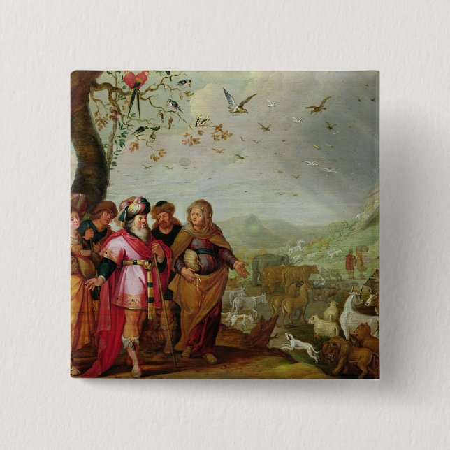 Noah's Ark 15 Cm Square Badge (Front)