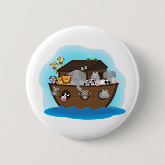 Noah's Ark 6 Cm Round Badge