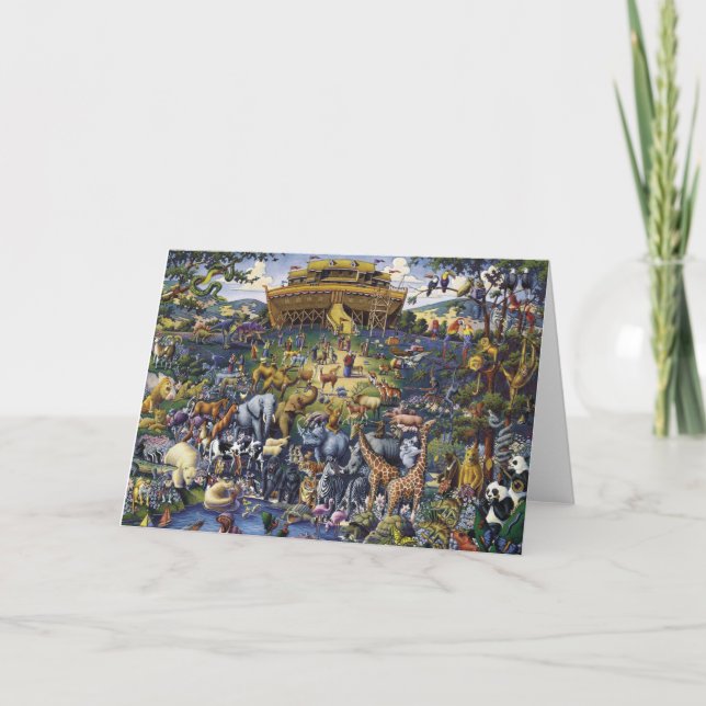 Noahs Ark Animals Card (Front)