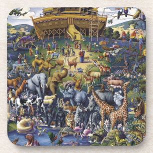 Noahs Ark Animals Coaster