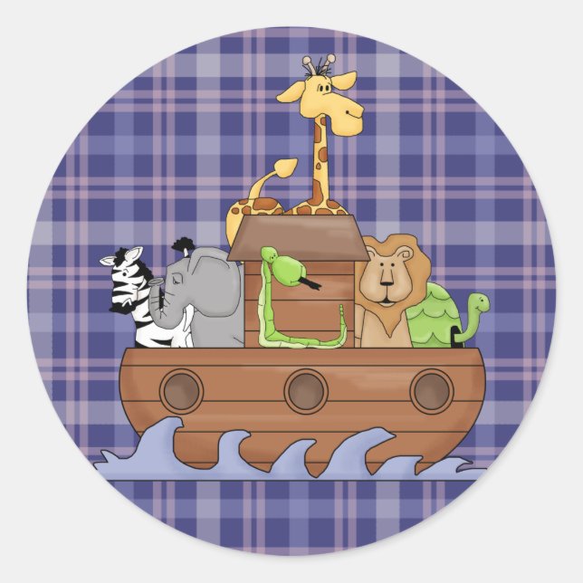 Noah's Ark Animals Fun Stickers (Front)