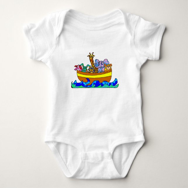 Noah's Ark Baby Bodysuit (Front)
