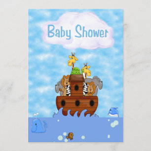 Noah's Ark Baby Shower Invitation
