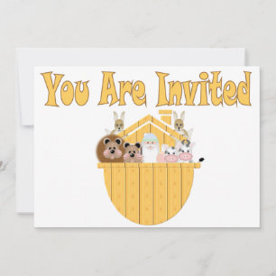 Noah's Ark Baby Shower Invitation