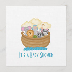 Noah's Ark Baby Shower Invitation