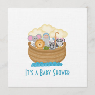 Noah's Ark Baby Shower Invitation