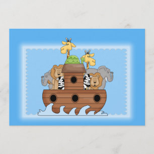 Noah's Ark Baby Shower Invitation