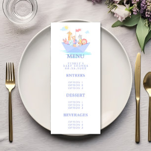 Noah's Ark Baby Shower Menu