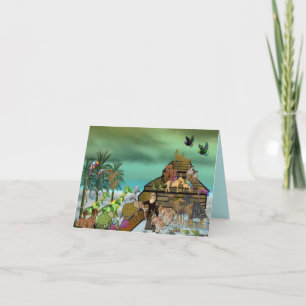 Noah's Ark Birthday Card