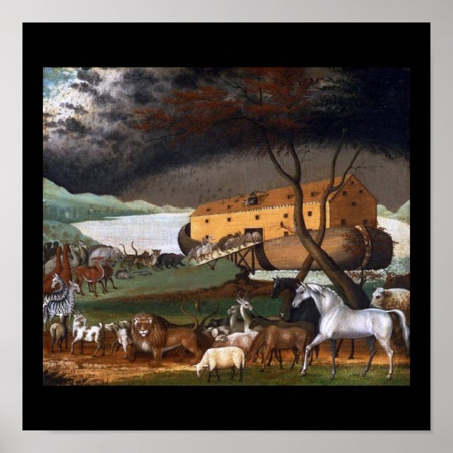 Noah's Ark by Edward Hicks - Circa 1846 Poster (Front)