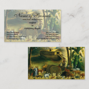 Noah's Ark by Joseph Henry Hidley Business Card