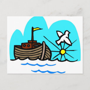 Noah's ark Christian artwork_1 Postcard