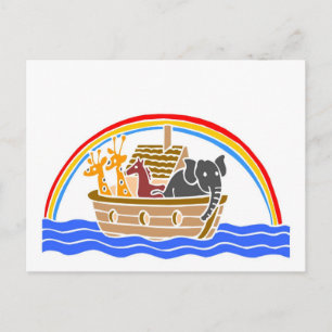 Noah's ark Christian artwork_4 Postcard