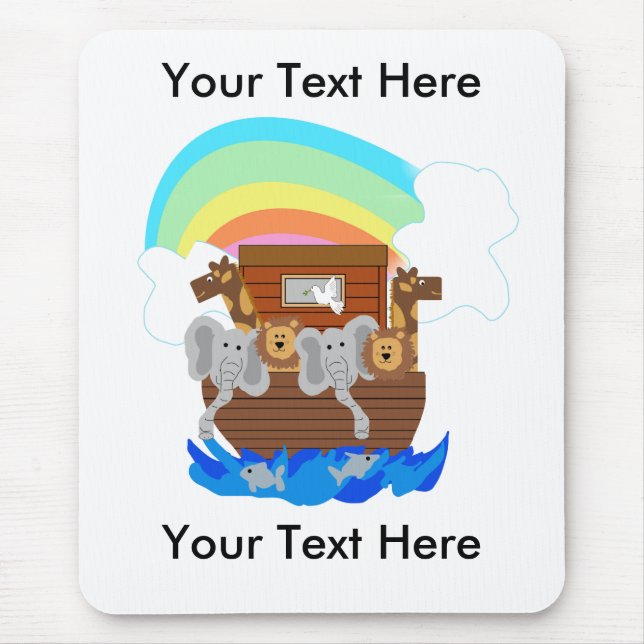 Noah's Ark Customisable Mouse Mat (Front)