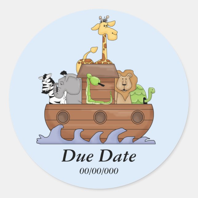 Noah's Ark Customisable Sticker (Front)