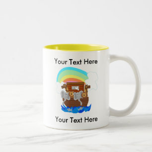 Noah's Ark Customisable Two-Tone Coffee Mug