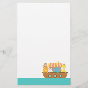 Noah's Ark, Cute Animals for kids Stationery