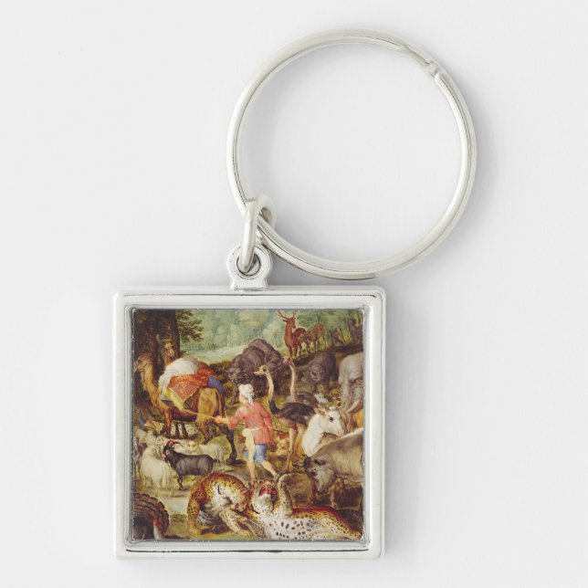 Noah's Ark, detail of the right hand side Key Ring (Front)