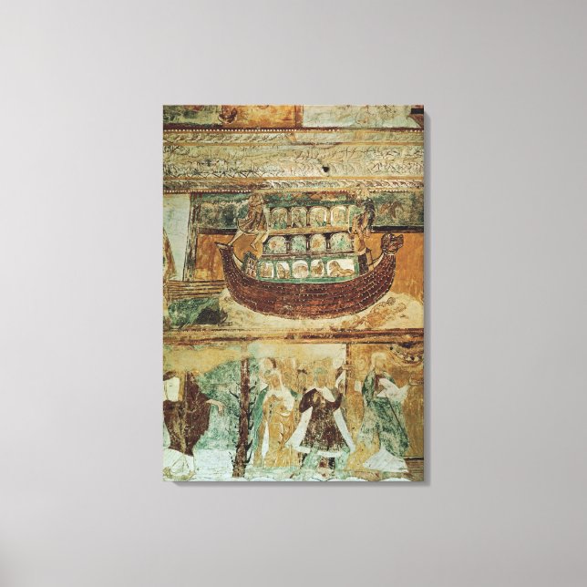 Noah's Ark During the Flood, c.1100 Canvas Print (Front)