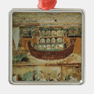Noah's Ark During the Flood, c.1100 Metal Tree Decoration