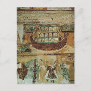 Noah's Ark During the Flood, c.1100 Postcard