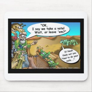 "Noah's Ark" Funny Cartoon Tees Gifts Collectibles Mouse Mat
