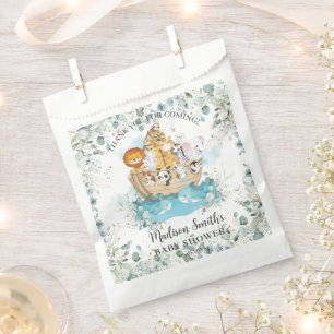 Noah's Ark Greenery Gender Neutral Baby Shower Favour Bags