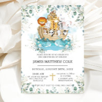 Noah's Ark Greenery Gender Neutral Baptism