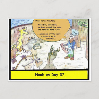 Noah's Ark Holiday Postcard