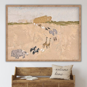 Noah's Ark horizontal  , Noah_s Ark craft, Christi Poster