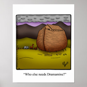 Noah's Ark Humour Poster Gift