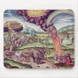 Noah's Ark, illustration from 'Brevis Narratio' Mouse Mat